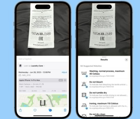 比如苹果售后维修店分享iOS17看图查询功能有多大用处