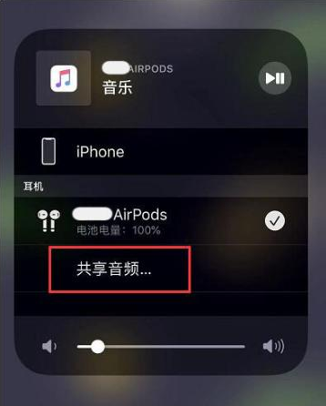 比如苹果14音频维修点分享iPhone14音频共享设置方法 