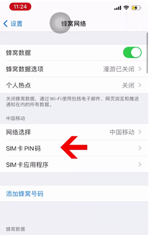 比如苹果14维修网分享如何给iPhone14的SIM卡设置密码 