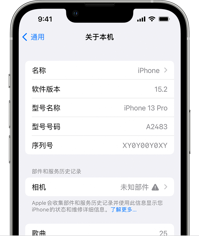 比如苹果维修分享iPhone 出现提示相机“未知部件”是什么原因？ 